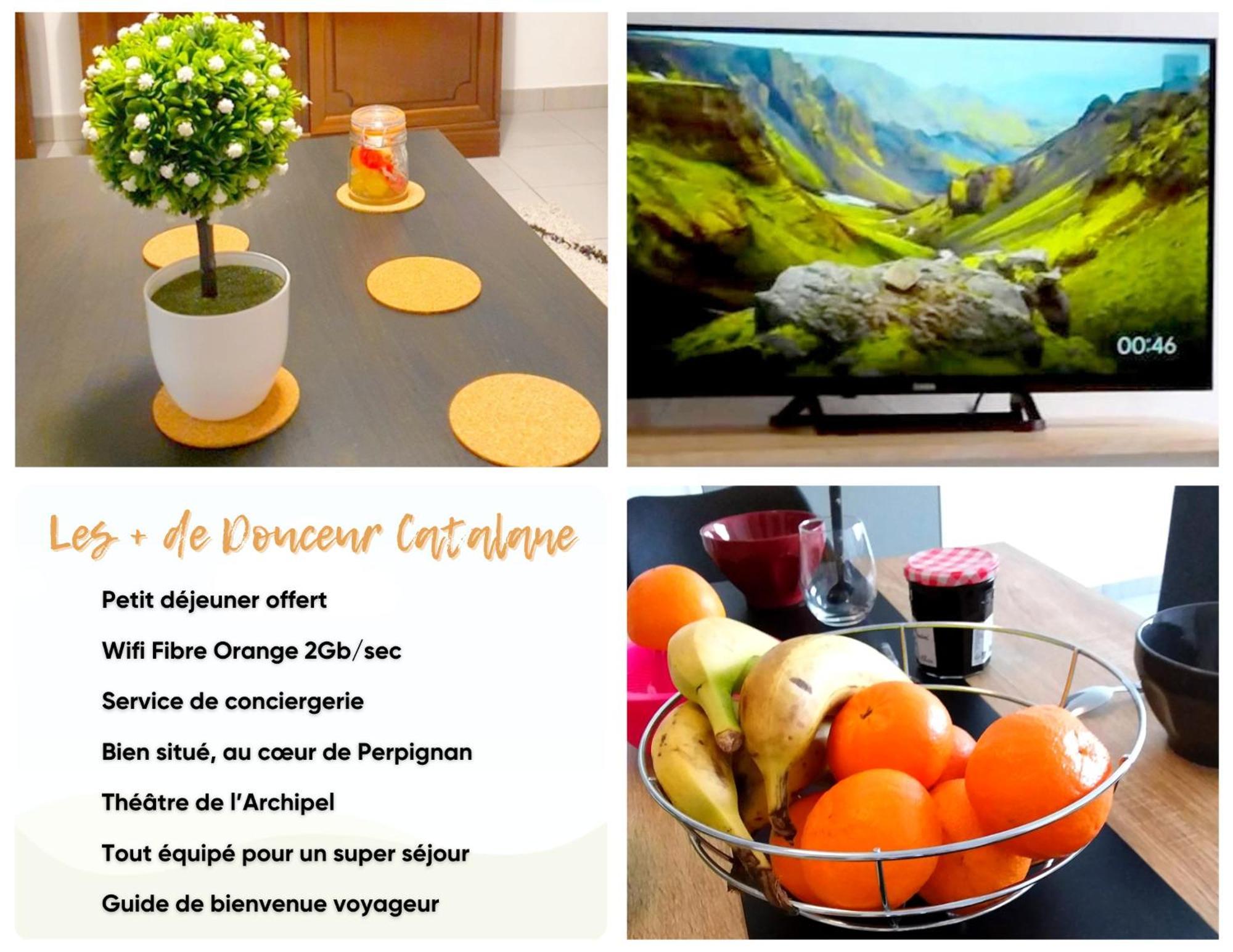 Sejour Perpignan Avec Petit-Dejeuner A La Demande A 20 Minutes De L'Espagne A La Douceur Catalane מראה חיצוני תמונה